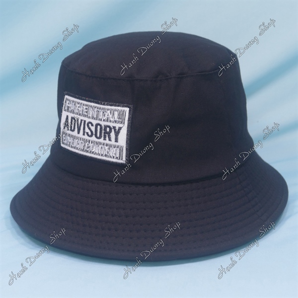 Nón Bucket Họa Tiết Đen - Ảnh 3