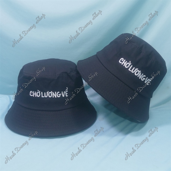 Combo Nón Cặp Bucket & Cap Chờ Lương Về - Ảnh 4
