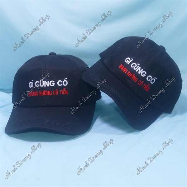 Combo Nón Cặp Bucket & Cap Gì Cũng Có Nhưng Không Có Tiền - Ảnh 2