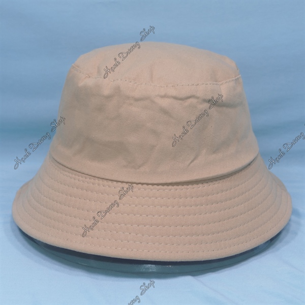 Nón Bucket Thêu Chữ H Kem & Đen - Ảnh 4