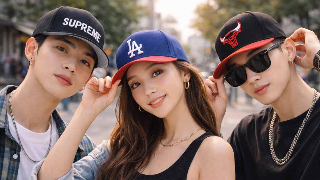 Nón snapback phong cách streetwear cá tính