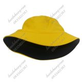 Nón tai bèo bucket trơn 2 mặt - Vàng & đen