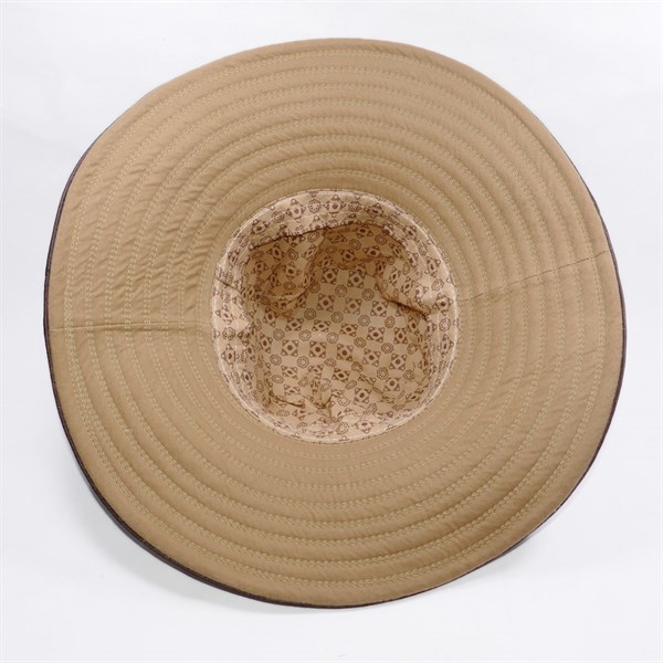 Nón vải rộng vành chống nắng nơ hoa dễ thương - Hạnh Dương Shop