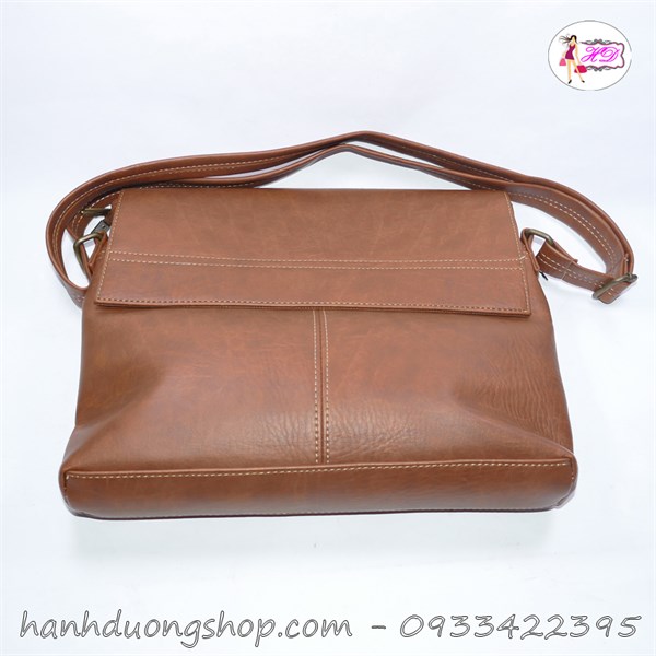 Cặp đeo chéo da bền đẹp, chống thấm, hợp thời trang - Hạnh Dương Shop