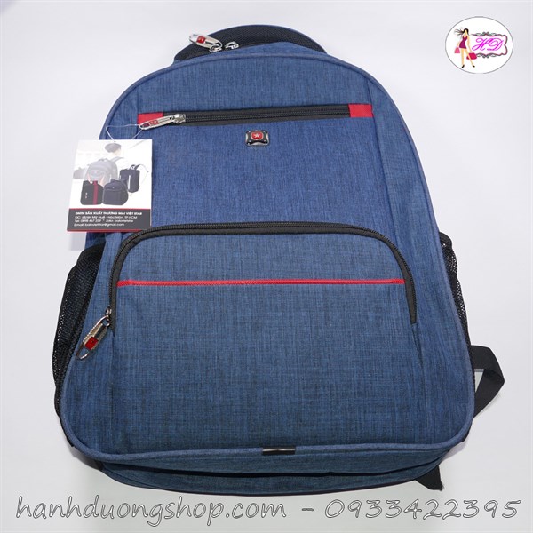 Balo laptop cao cấp có ngăn chống sốc, dây kéo xịn - Hạnh Dương Shop