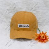 Nón kết nhung mũ lưỡi trai nhung thêu chữ Smile thời trang phù hợp cả nam và nữ – Bò nhạt