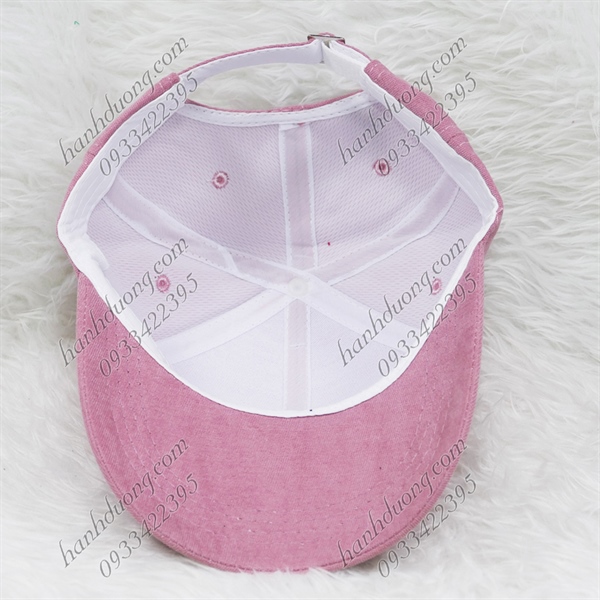 Nón kết vải nhung sớ nhuyễn thêu chữ OFF đẹp – Hồng