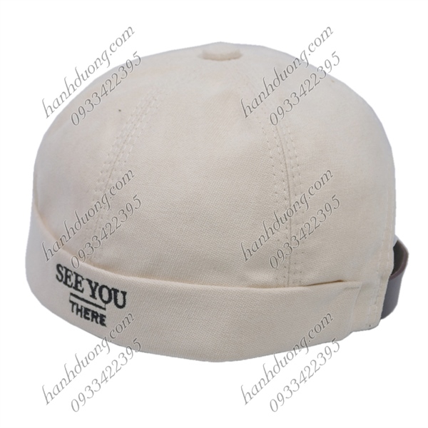 Nón thủy thủ Miki thêu chữ See You There