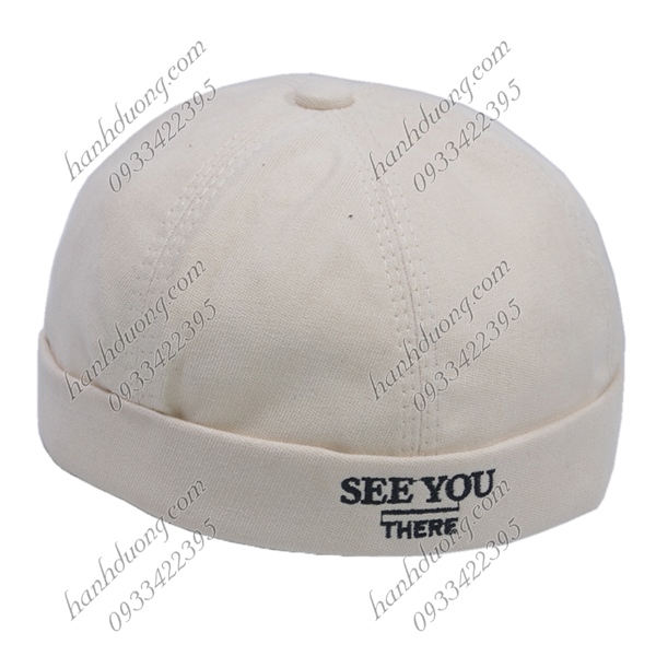 Nón thủy thủ Miki thêu chữ See You There