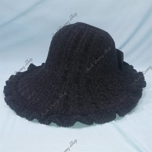 Nón Bucket Trơn Không Thêu Đen