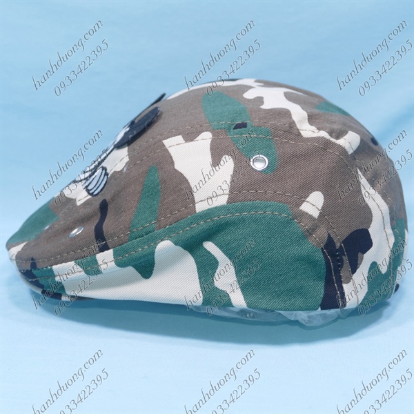 Nón Mỏ Vịt Beret Thời Trang Trẻ Em Lính Trắng - Ảnh 2