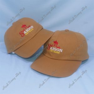 Nón Kết Thêu Chữ Sài Gòn Việt Nam Bò