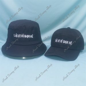 Combo Nón Cặp Bucket & Cap Lái Xe Vì Đam Mê