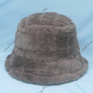 Nón Bucket Trơn Không Thêu Nâu
