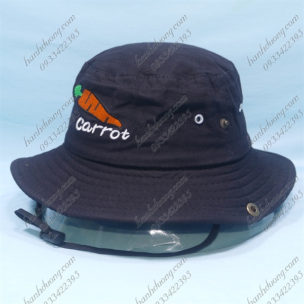 Nón Bucket Thời Trang Trẻ Em Đen - Ảnh 2