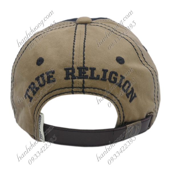 Nón Ông Địa True Religion Nâu Nhạt & Đen - Ảnh 3
