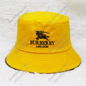 Nón Bucket Thời Trang Vàng & Đen