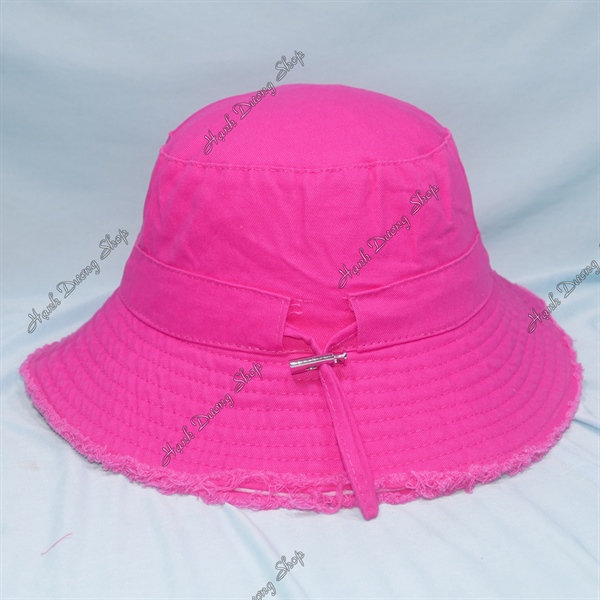Nón Bucket Thời Trang Hồng Đậm - Ảnh 4