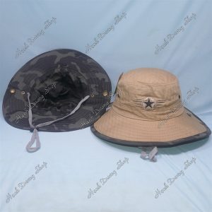 Nón Tai Bèo Nam Kaki Đậm