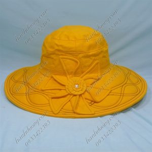 Nón Bucket Thời Trang Vàng