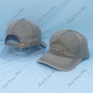 Nón Kết Chữ NYS Vải Bố Rêu Nhạt