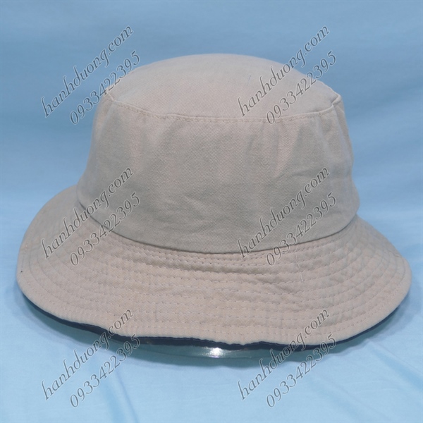 Nón Bucket Thời Trang Kem & Đen - Ảnh 3