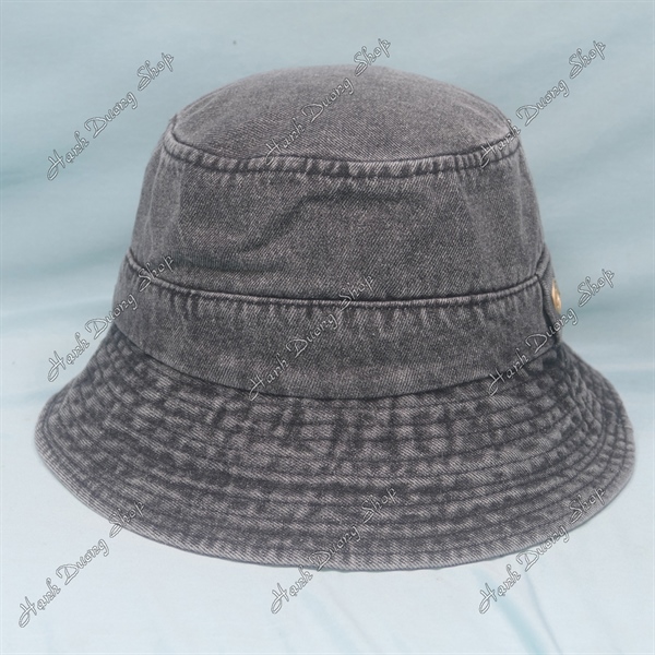 Nón Bucket Thời Trang Đen - Ảnh 3