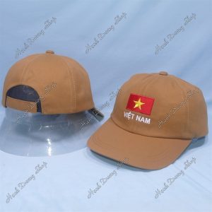 Nón Kết Thêu Lá Cờ Việt Nam Bò