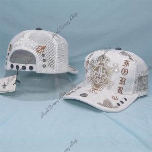 Nón Kết Thêu Số 41 Trắng