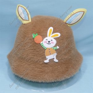 Nón Bucket Thời Trang Trẻ Em Kaki Đậm