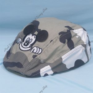 Nón Mỏ Vịt Beret Thời Trang Trẻ Em Sọc Xám Trắng