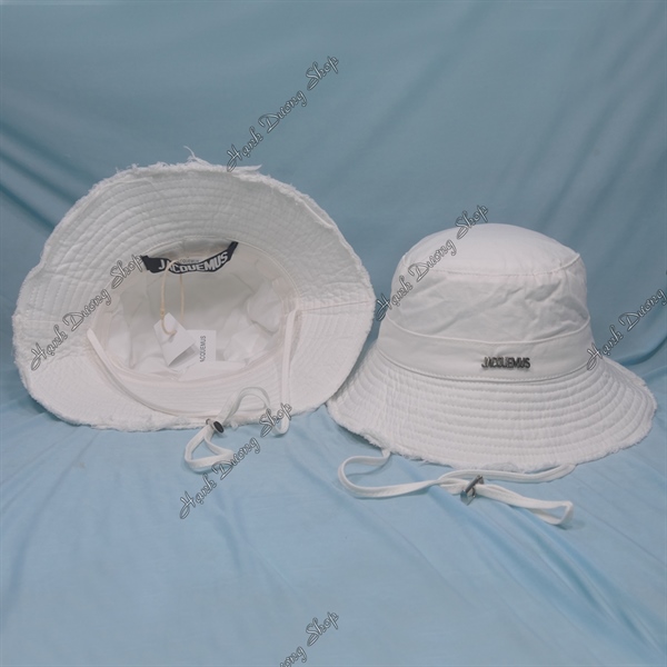 Nón Bucket Thời Trang Trắng - Ảnh 2
