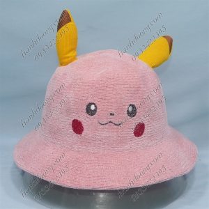 Nón Bucket Thời Trang Trẻ Em Hồng