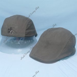 Nón Mỏ Vịt Beret Thời Trang Rêu Nhạt
