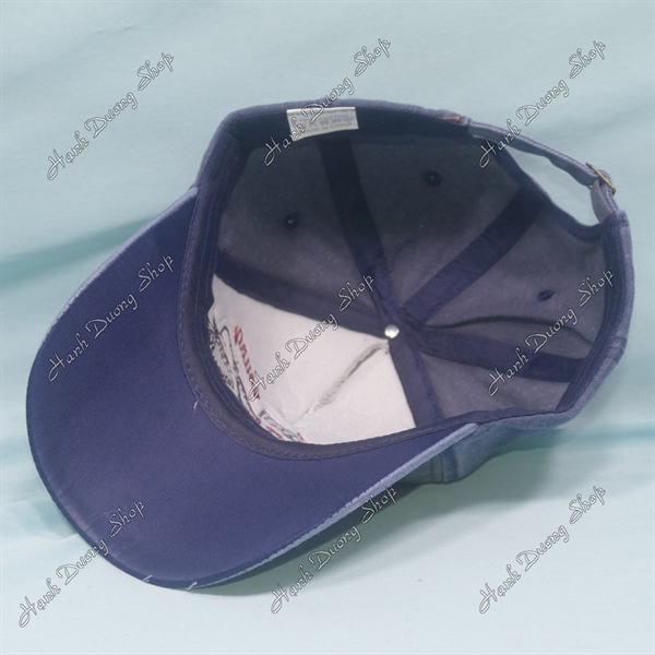 Nón Kết Thêu Chữ Sharks Young Vải Kaki Oát Cao Cấp Vòng Đầu 56-60cm Đánh Kiểu Tua 2 Bên Hông Và Kết Xám & Xanh - Ảnh 5