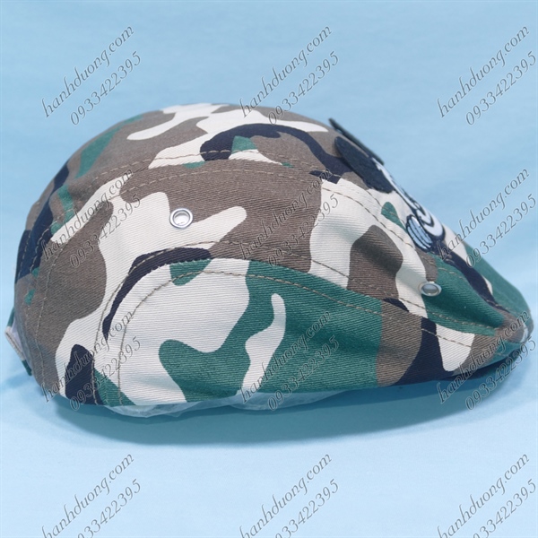 Nón Mỏ Vịt Beret Thời Trang Trẻ Em Lính Trắng - Ảnh 4
