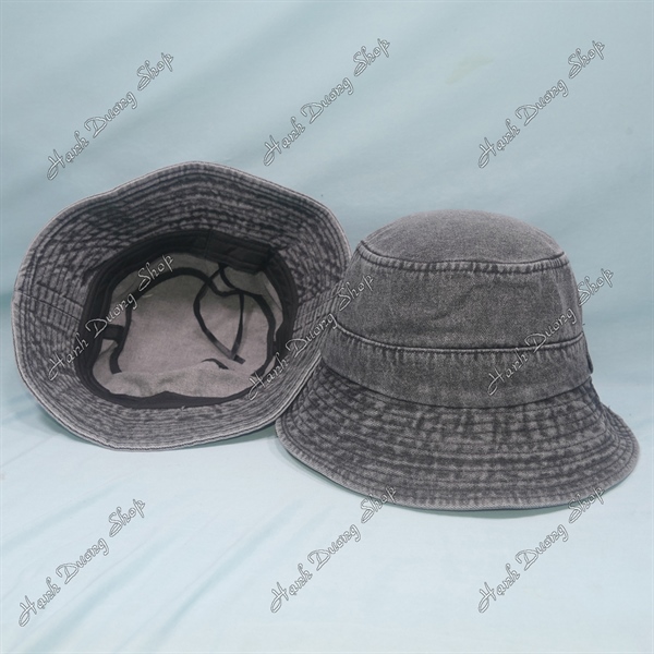 Nón Bucket Thời Trang Đen - Ảnh 4