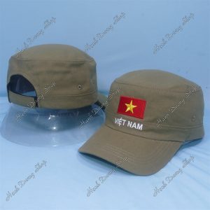 Nón Kết Thêu Chữ Việt Nam Rêu Nhạt