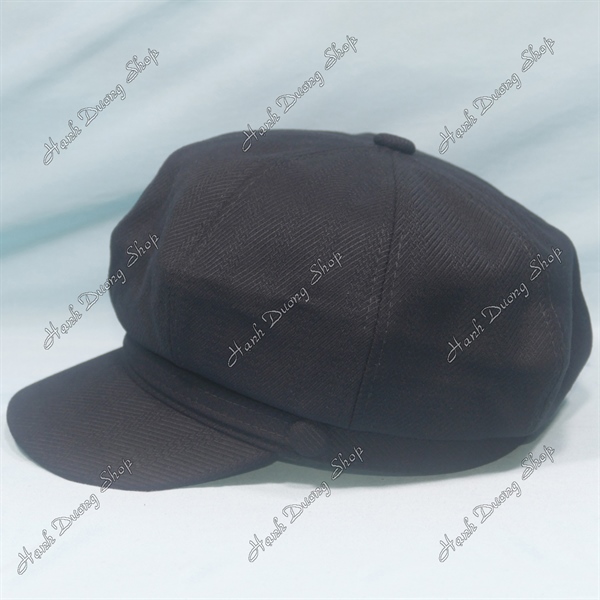 Nón Mỏ Vịt Beret Thời Trang Đen - Ảnh 3