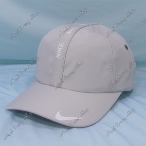 Nón Kết Dù Nike Xám Trắng