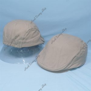 Nón Mỏ Vịt Beret Thời Trang Kem
