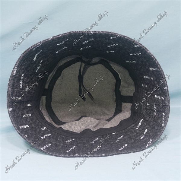 Nón Bucket Thời Trang Đen - Ảnh 5