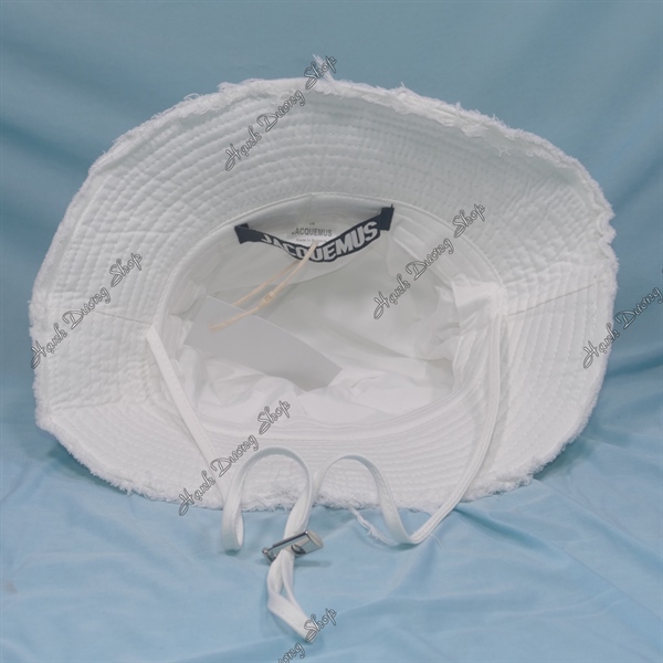 Nón Bucket Thời Trang Trắng - Ảnh 5