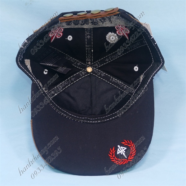 Nón Kết Cao Cấp Four 41 Đen - Ảnh 5