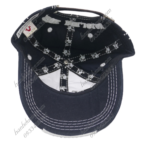 Nón Ông Địa True Religion Trắng & Đen - Ảnh 5