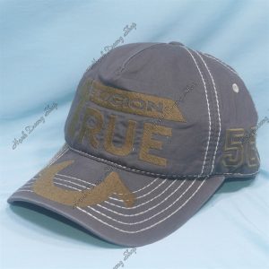 Nón Kết Thêu Chữ True 56 Xám