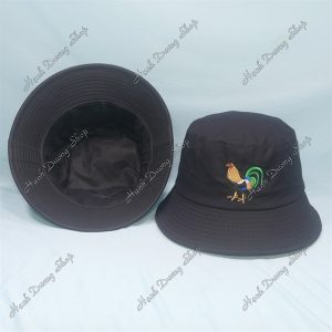 Nón Bucket Thời Trang Đen
