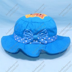 Nón Bucket Thời Trang Trẻ Em Xanh Dương