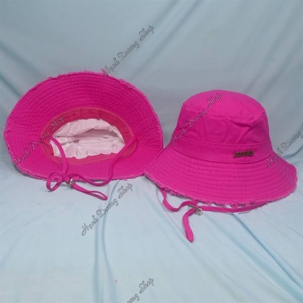 Nón Bucket Thời Trang Hồng Đậm - Ảnh 2