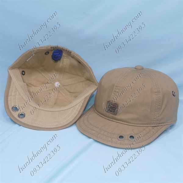 Nón Kết Z Caps Trẻ Em Nâu Nhạt